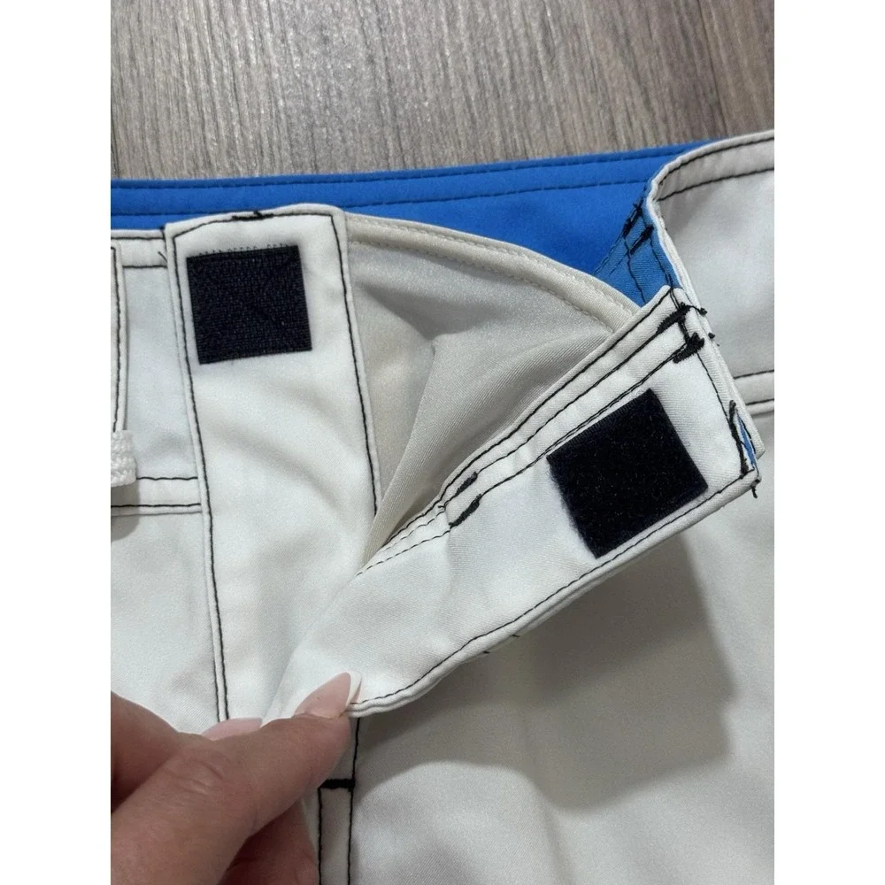Y2K Vintage Quicksilver Colorblock Board Shorts Men's Size 33